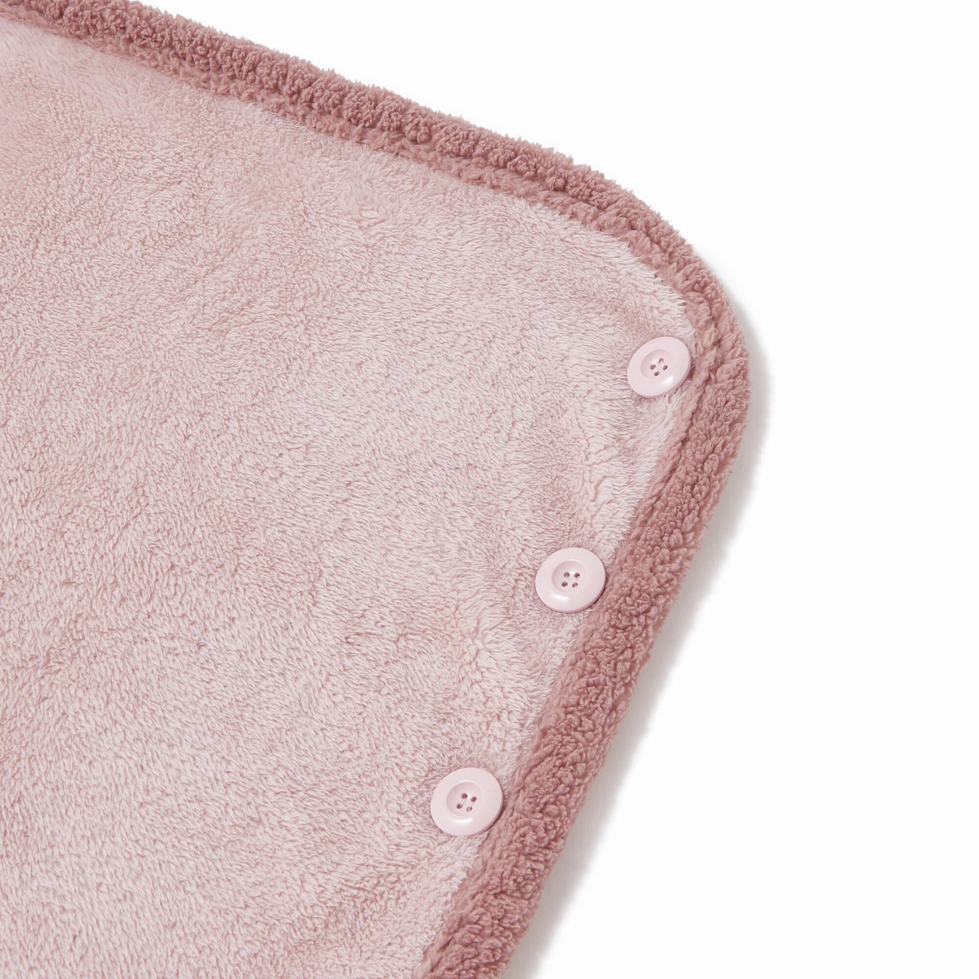 Warm Fleece 4Way Poncho Pink
