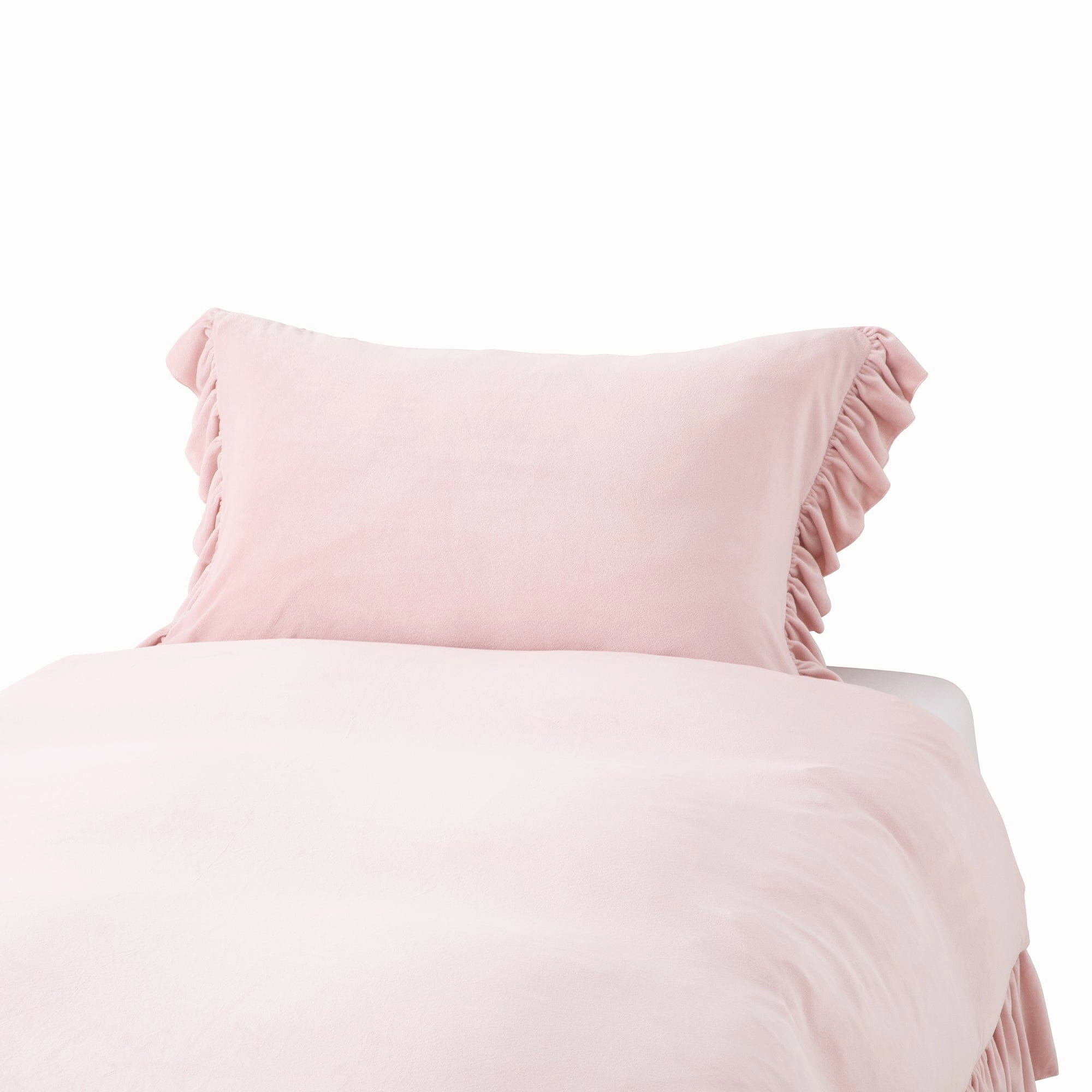 Warmy Argan Oil Frill Pillow  Case 700 X 500Pink
