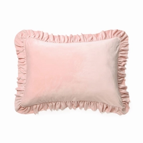 Warmy Argan Oil Frill Pillow  Case 700 X 500Pinkbedding sets ,throw blankets 