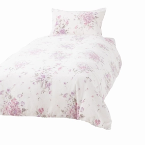 WARMY Botanical Flower Comforter Case Single Pinkbedding sets ,throw blankets 