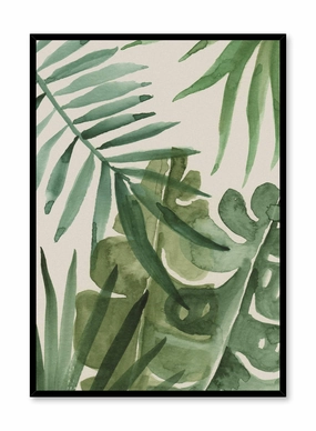 Watercolour Jungle, Posterpop culture themed posters