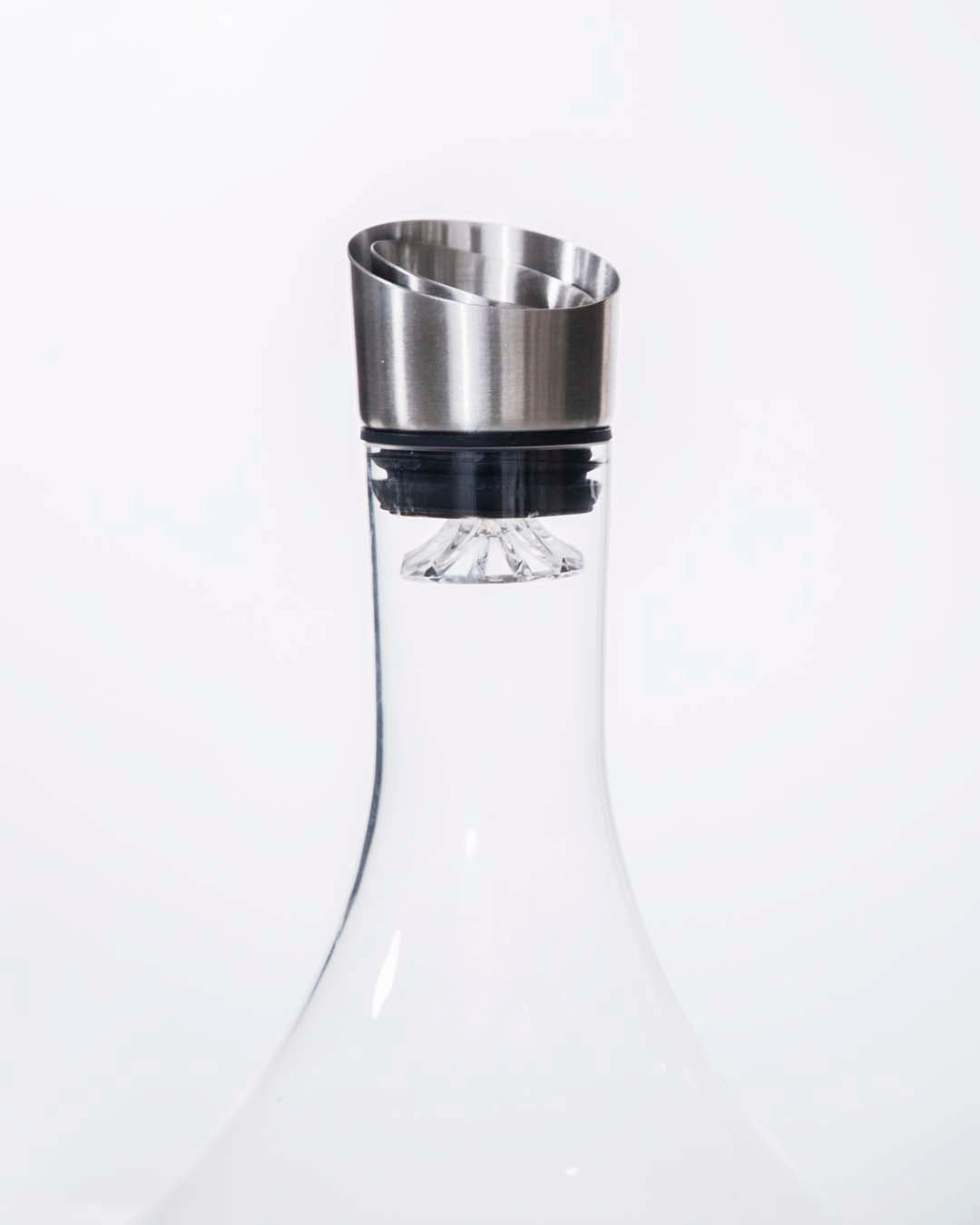 Waterfall Crystal Whiskey Decanter