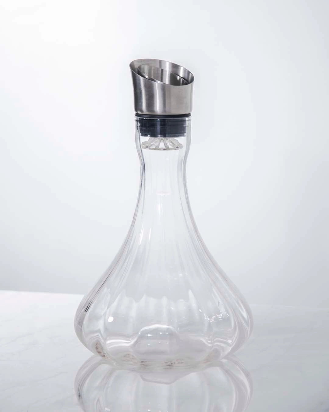 Waterfall Crystal Whiskey Decanter