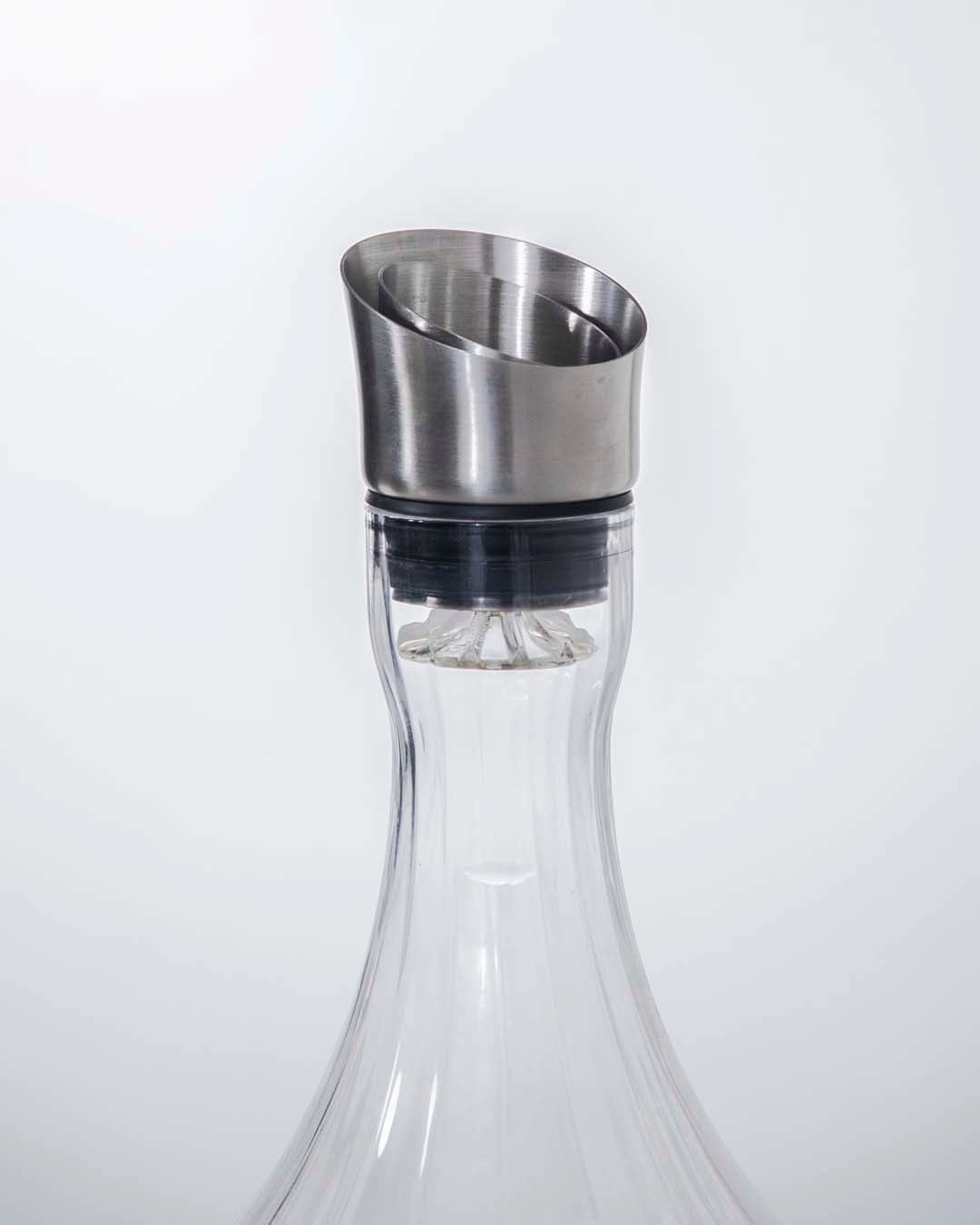Waterfall Crystal Whiskey Decanter