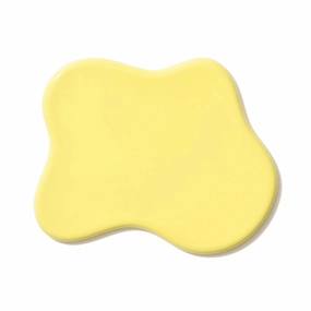 Wave Coaster Yellowwaterproof oil-proof tablecloth