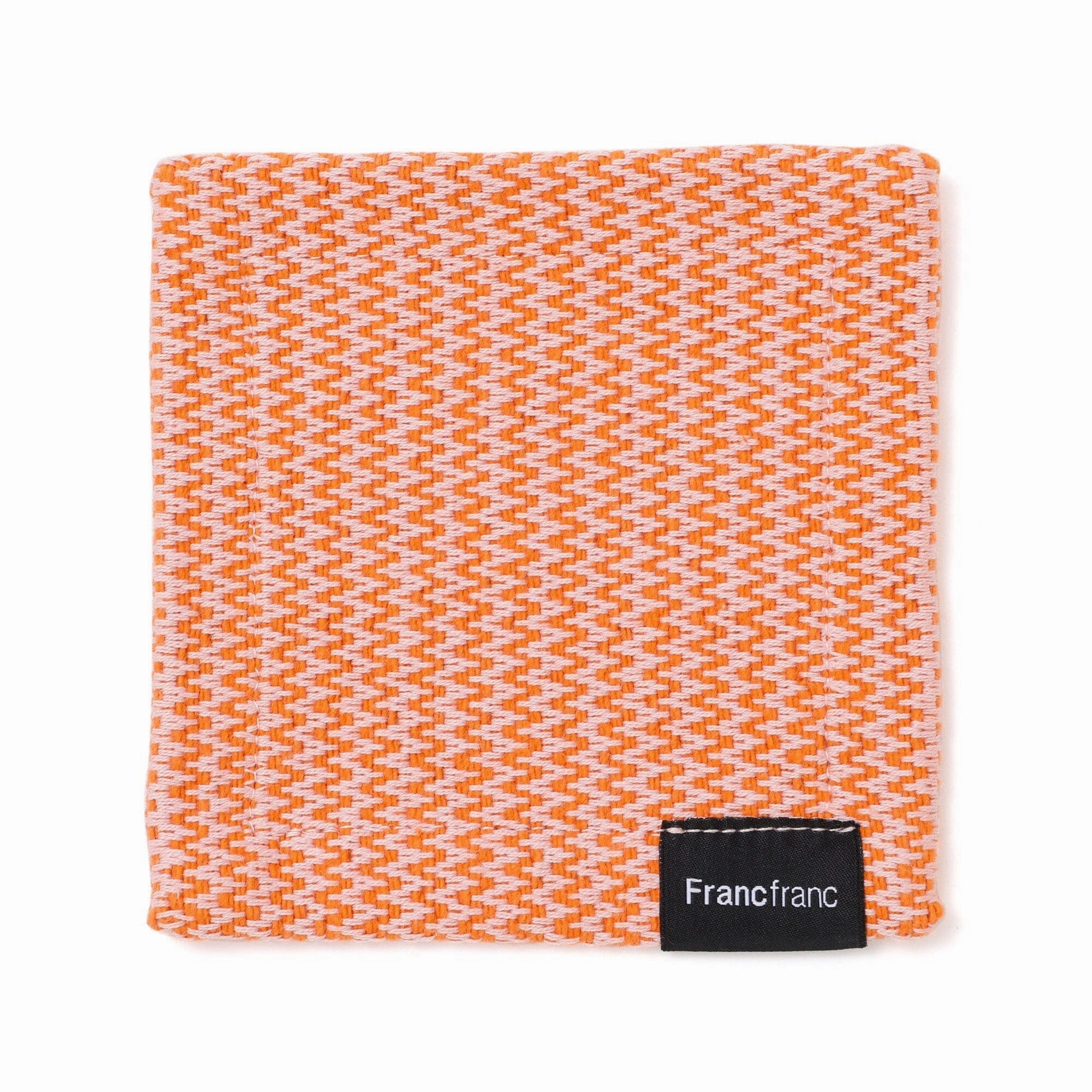 Weave Coaster Chevron Orange X Pinkwaterproof oil-proof tablecloth