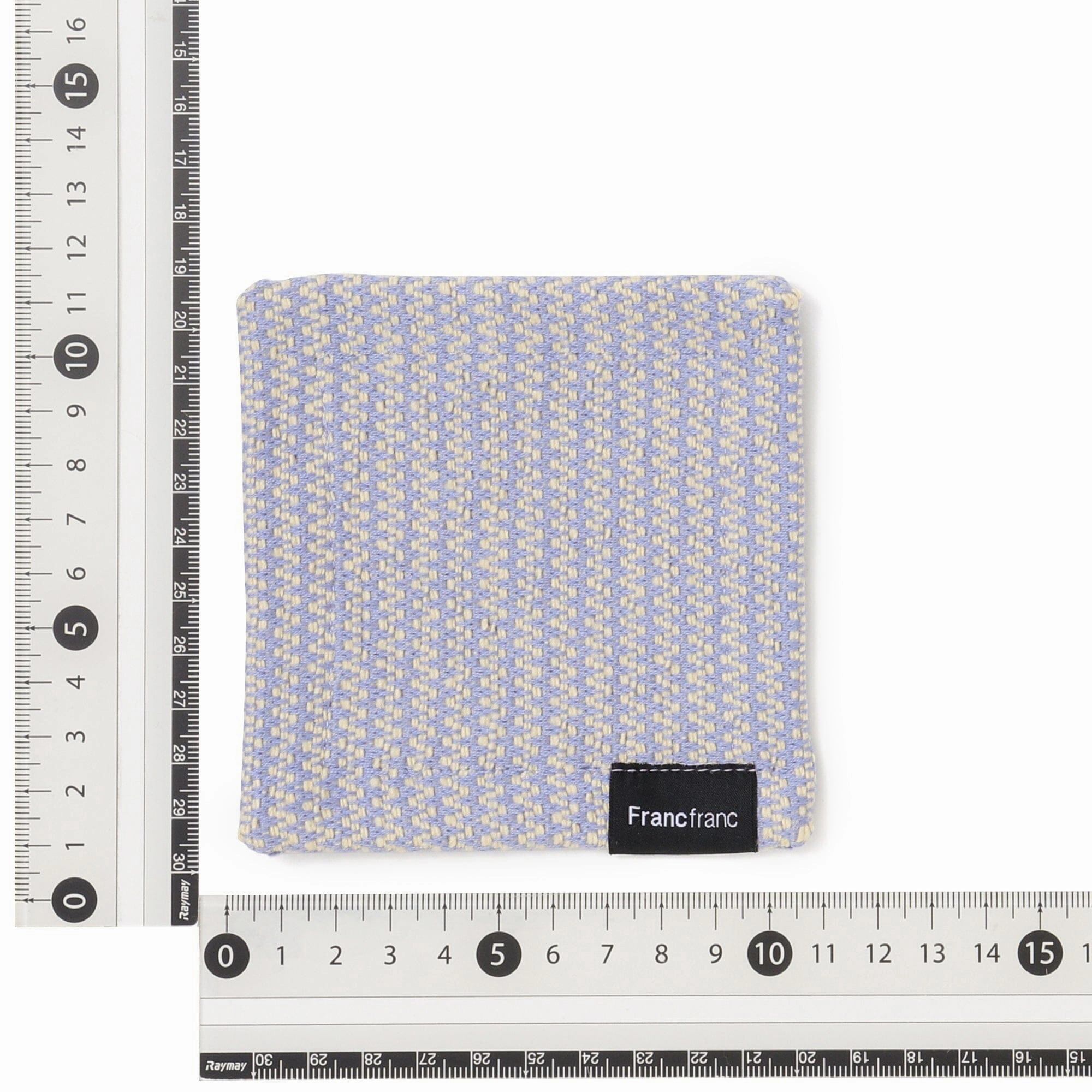 Weave Coaster Chevron Purple X Yellow