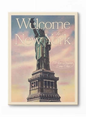 Welcome to New York, Canvasindoor decorative canvas print