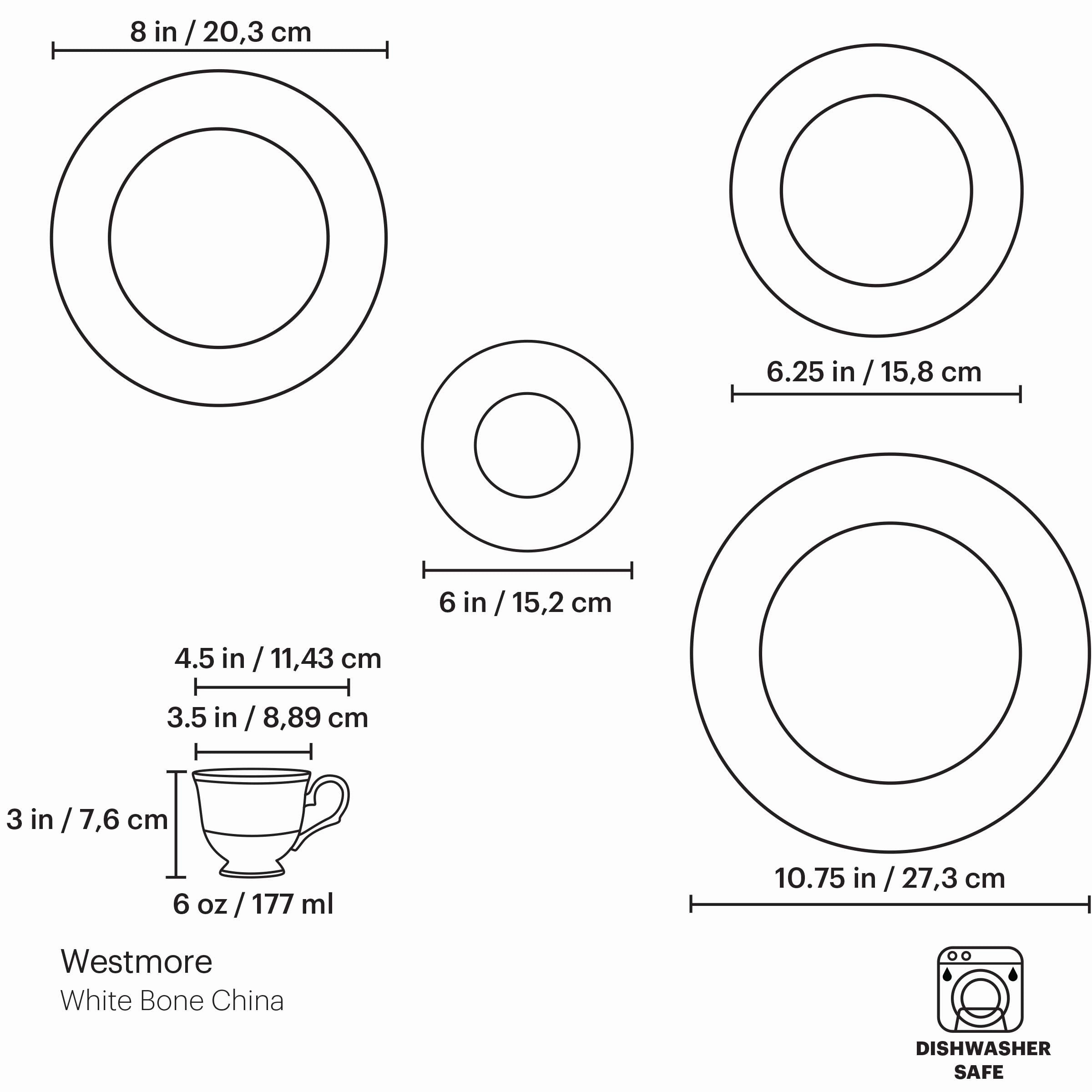 Westmore 5-Piece Place Setting