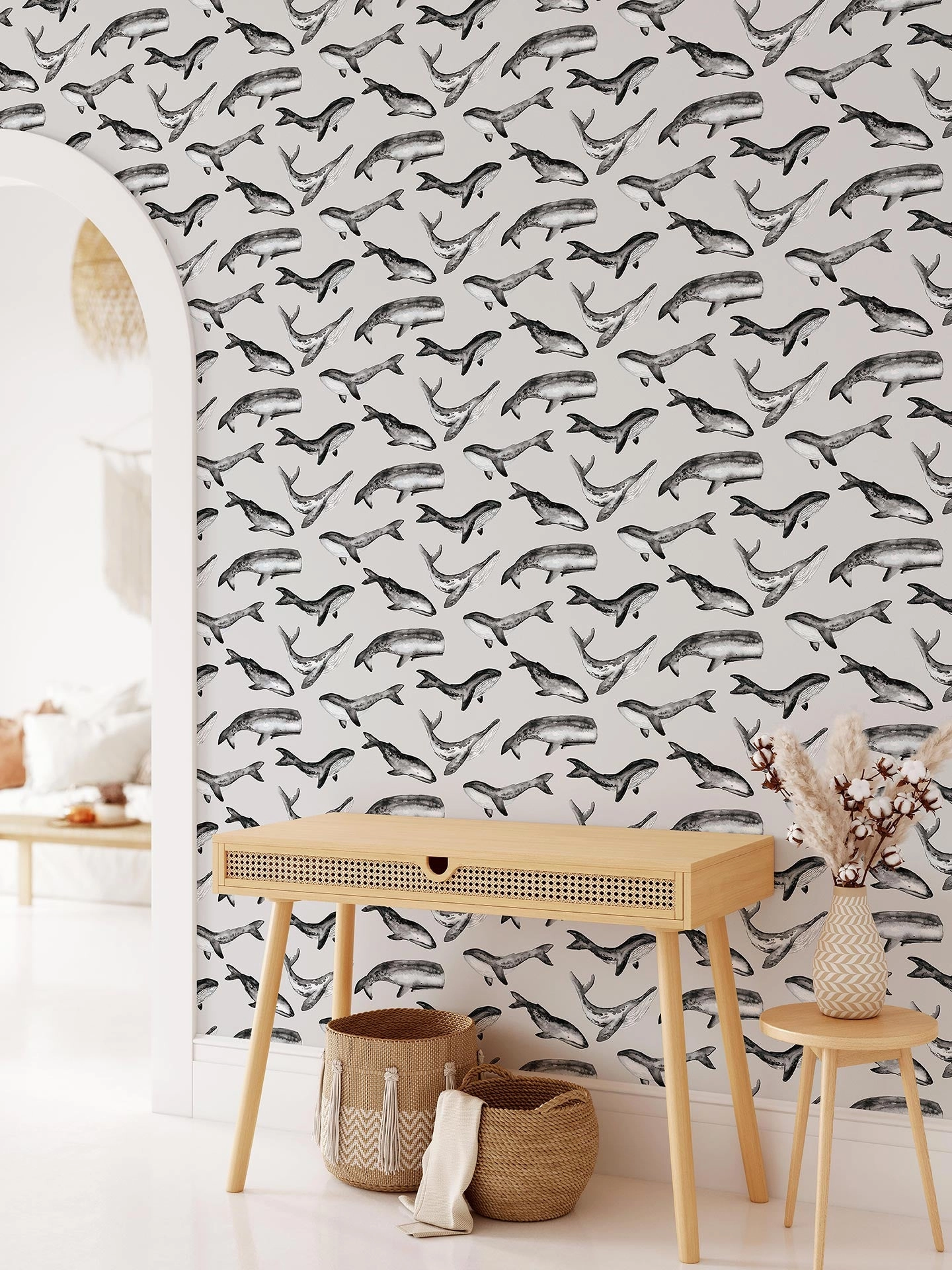 Whale Tale, Wallpaper