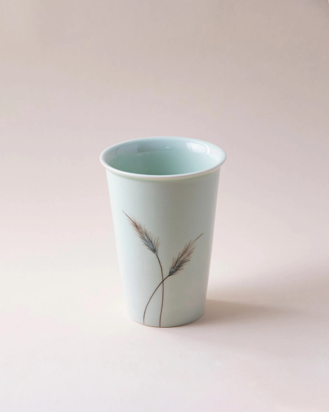 Wheatfield Serenity Porcelain Tumbler