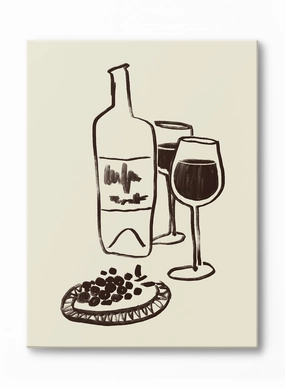 Where the Night Takes Us, Canvasindoor decorative canvas print