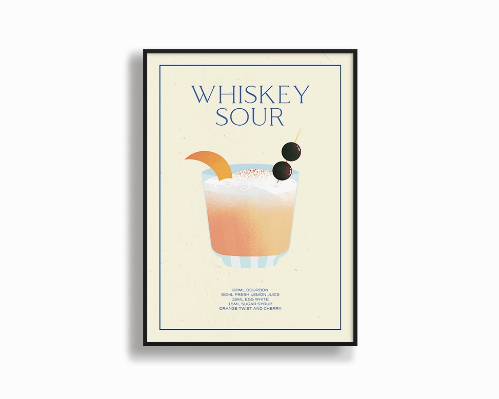 Whiskey Sourmodern abstract painting decor