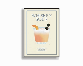 Whiskey Sourmodern abstract painting decor