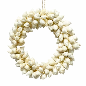 White Antique Erceus Wreath - 8"home decor ,wall decor 