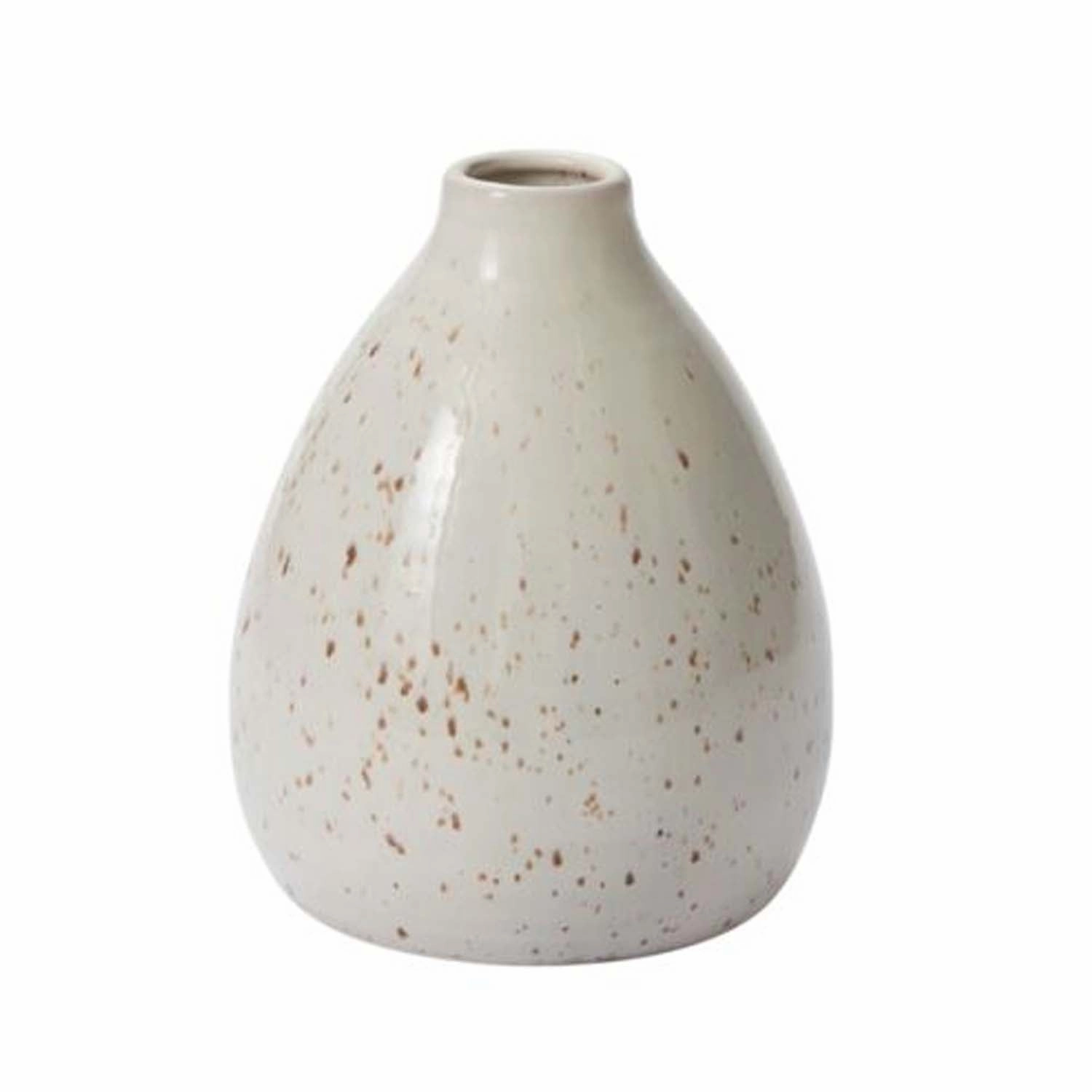 White Francesca Budvase - 6"nordic minimalist vase
