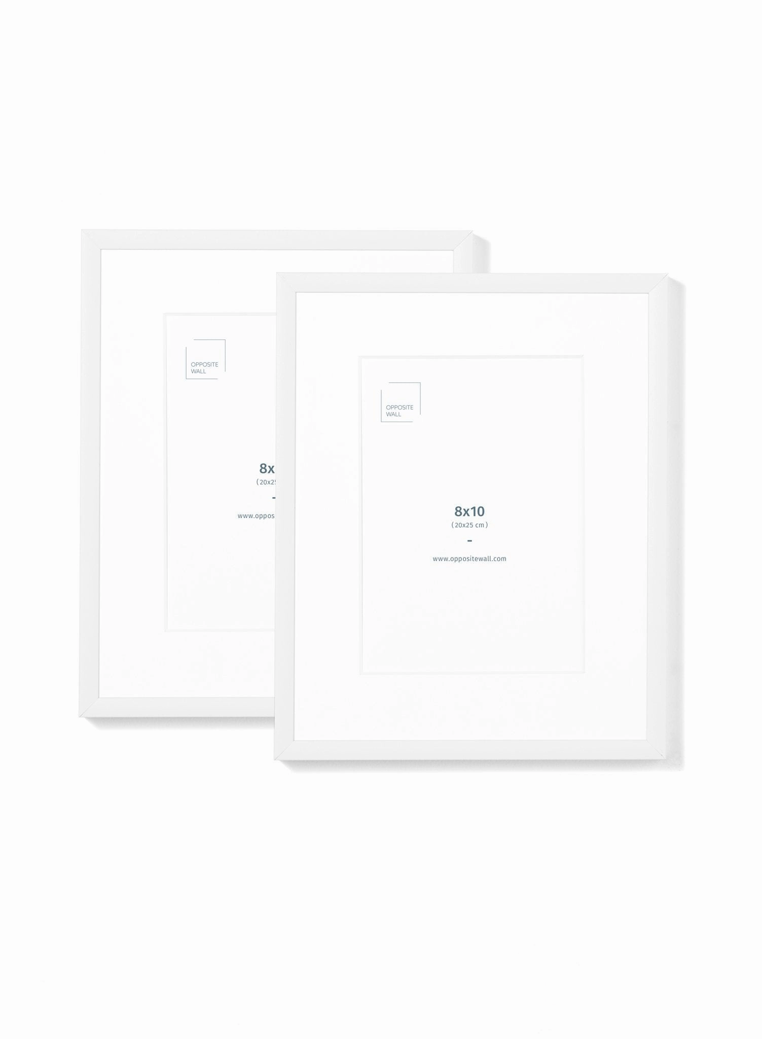 White Metal Frame (2 Pack), 8x10 in | 20x25 cmdecorative photo frame ,personalized photo frame 
