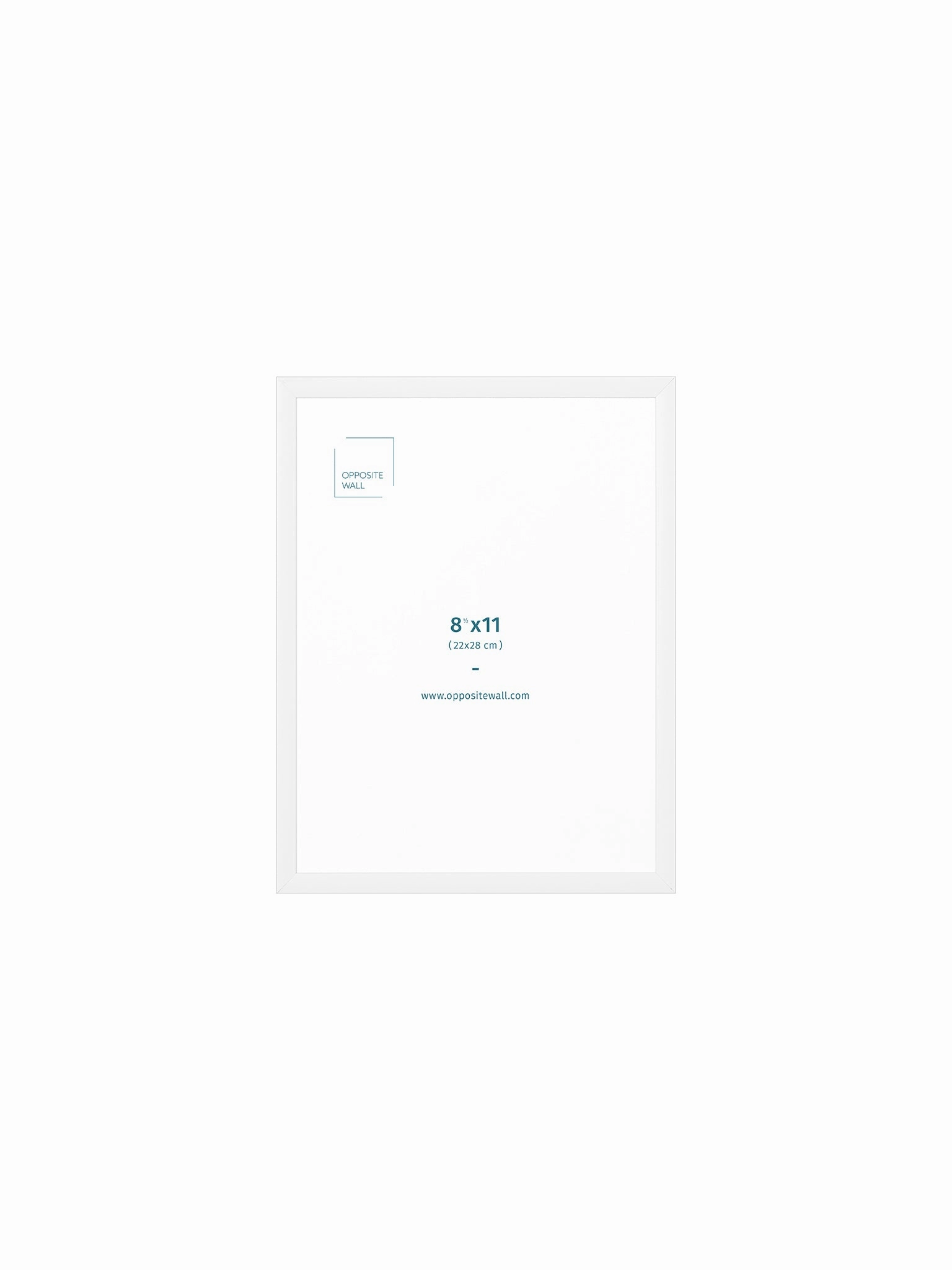 White Metal Frame, 8.5x11 in | 22x28 cmdecorative photo frame ,personalized photo frame 