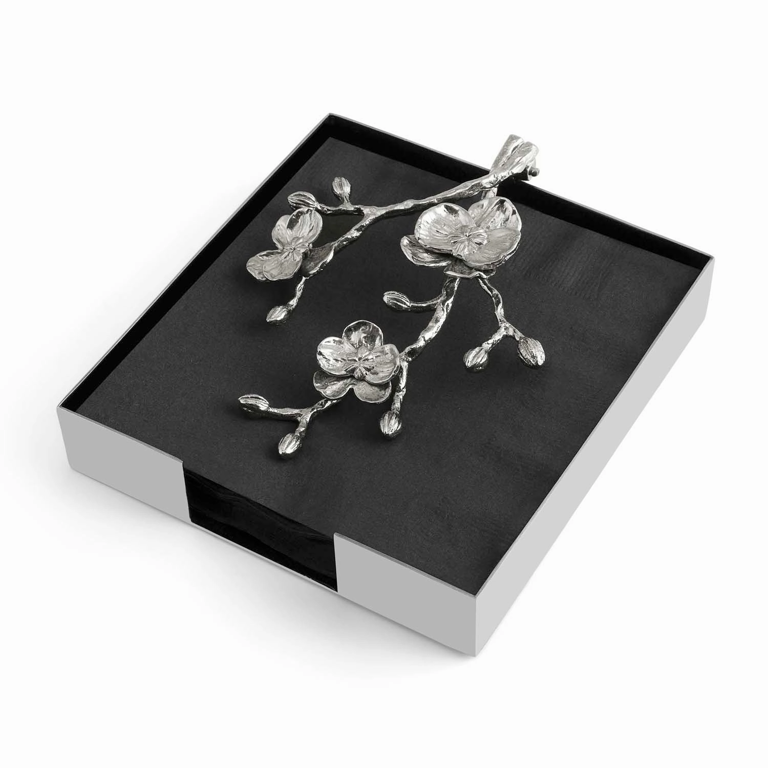 White Orchid Dinner Napkin Holdernordic style desktop ornaments
