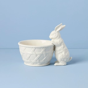 Wicker Creek Bunny Candy Dishmodern kitchen decor ,kitchen dinner set ,dinnerware 
