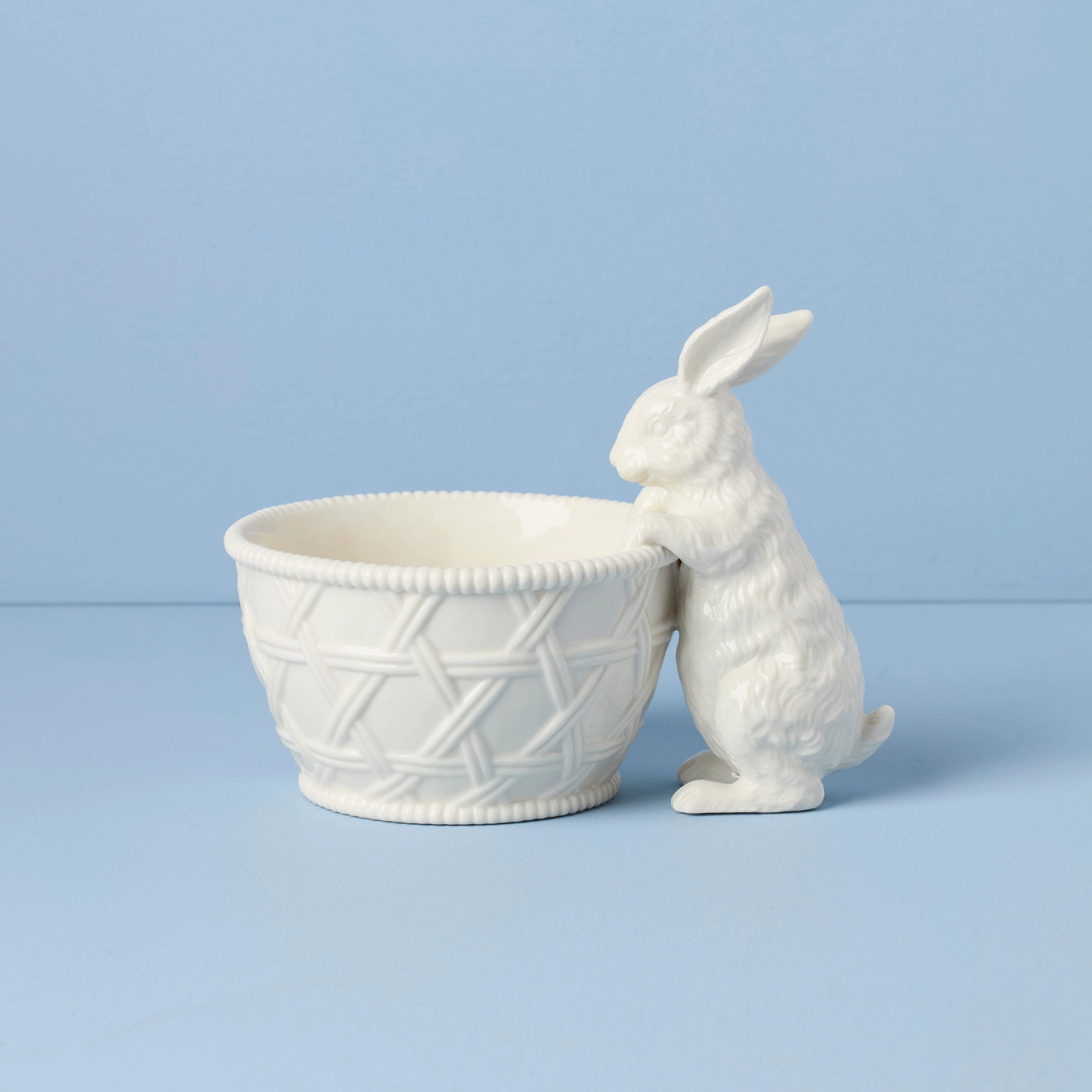 Wicker Creek Bunny Candy Dishmodern kitchen decor ,kitchen dinner set ,dinnerware 