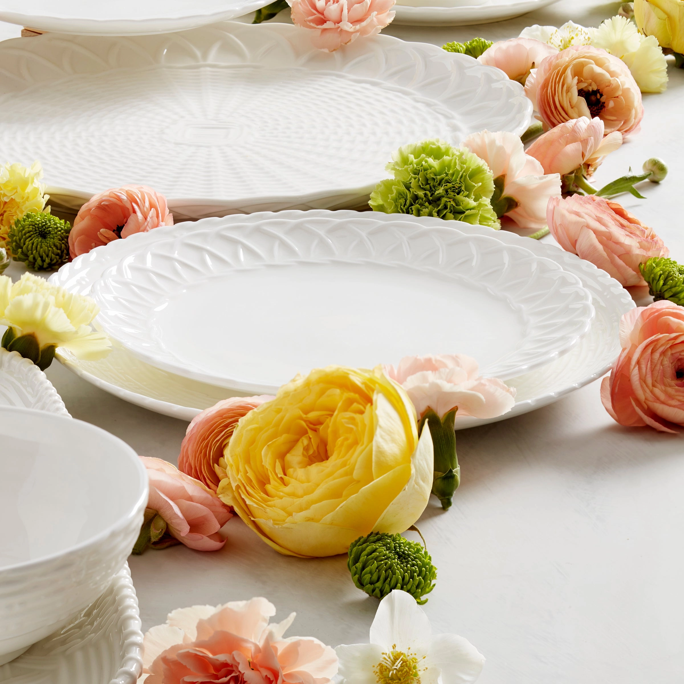 Wicker Creek Dinner Plates - Set of 4