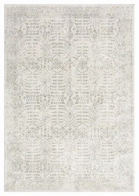 Wilamina Grey and Ivory Distressed Floral Rugmodern color block patchwork rug