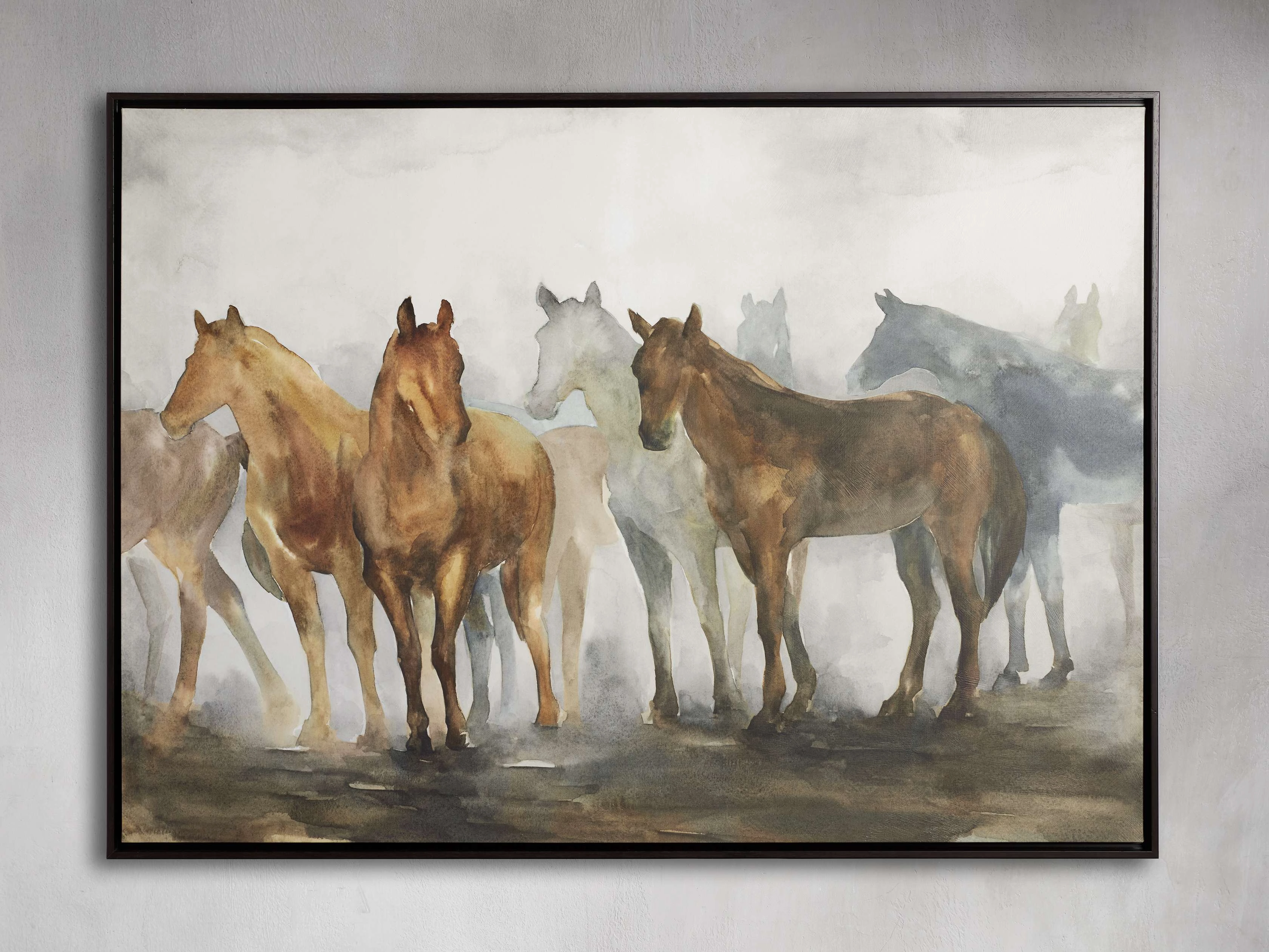 Wild Horses Framed Printhome decor ,wall decor 