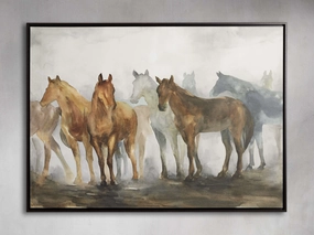 Wild Horses Framed Printhome decor ,wall decor 
