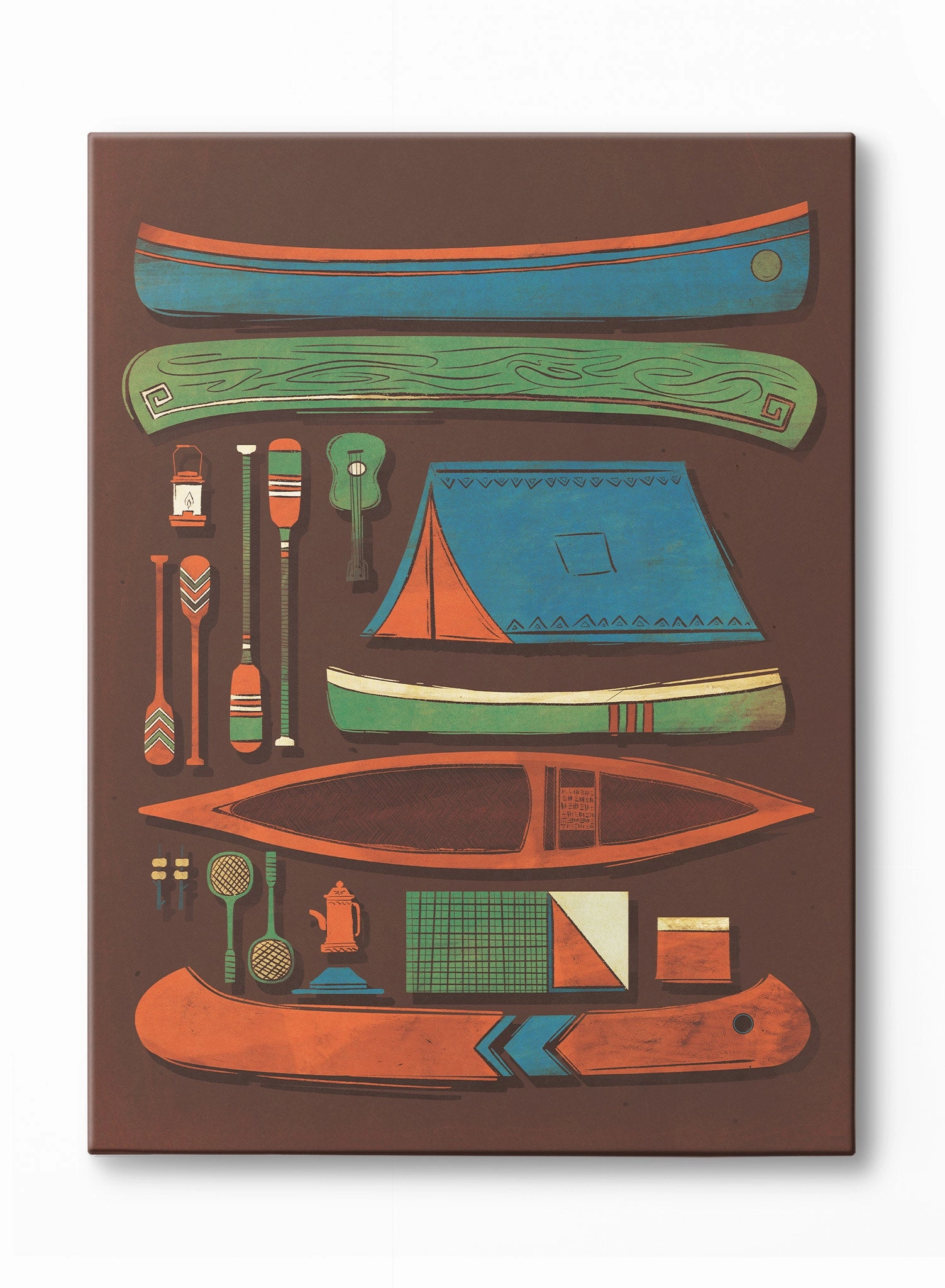 Wilderness Essentials, Canvasindoor decorative canvas print