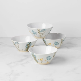 Wildflowers All-Purpose Bowls - Set of 4modern kitchen decor ,kitchen dinner set ,dinnerware 