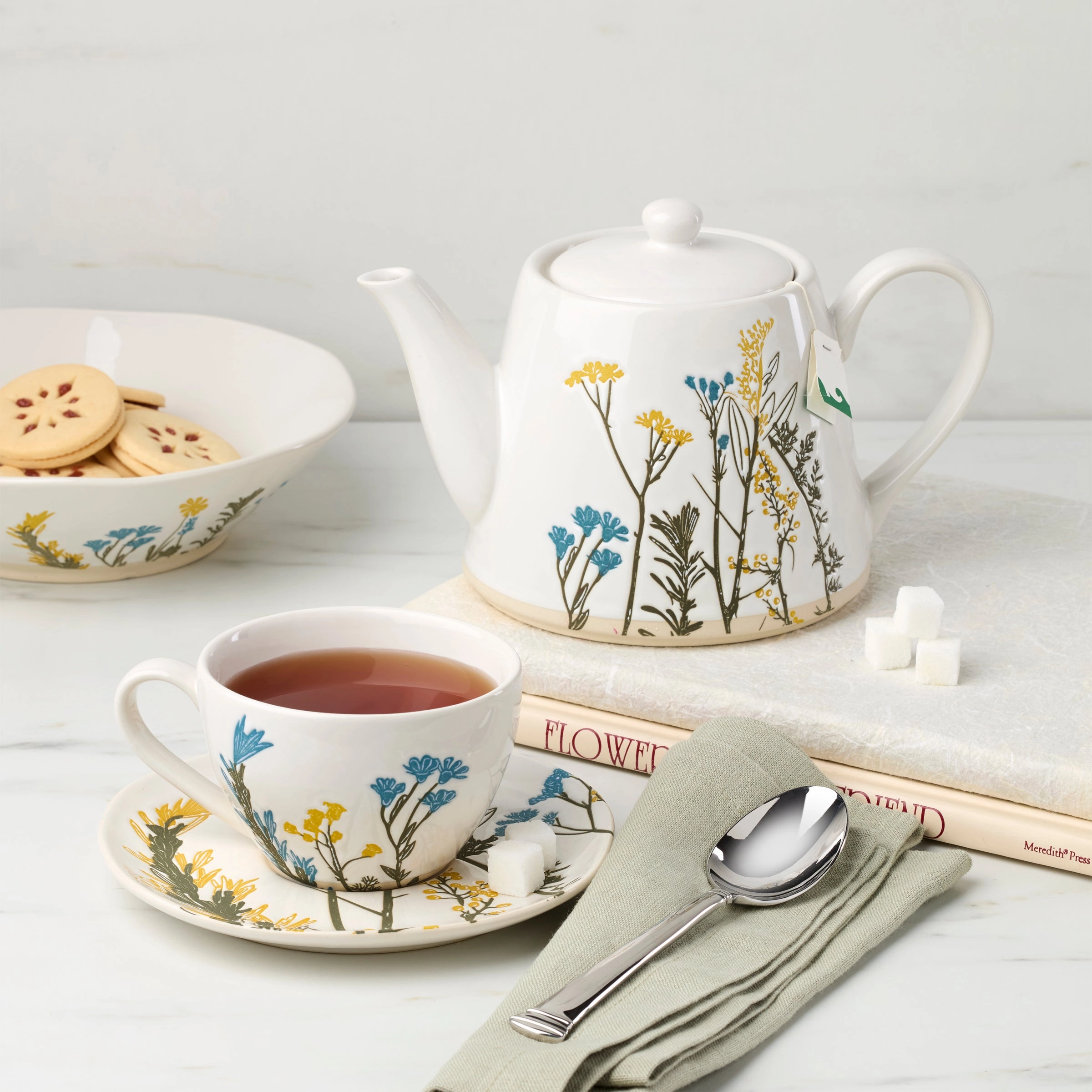 Wildflowers Dinner Bowls - Set of 4