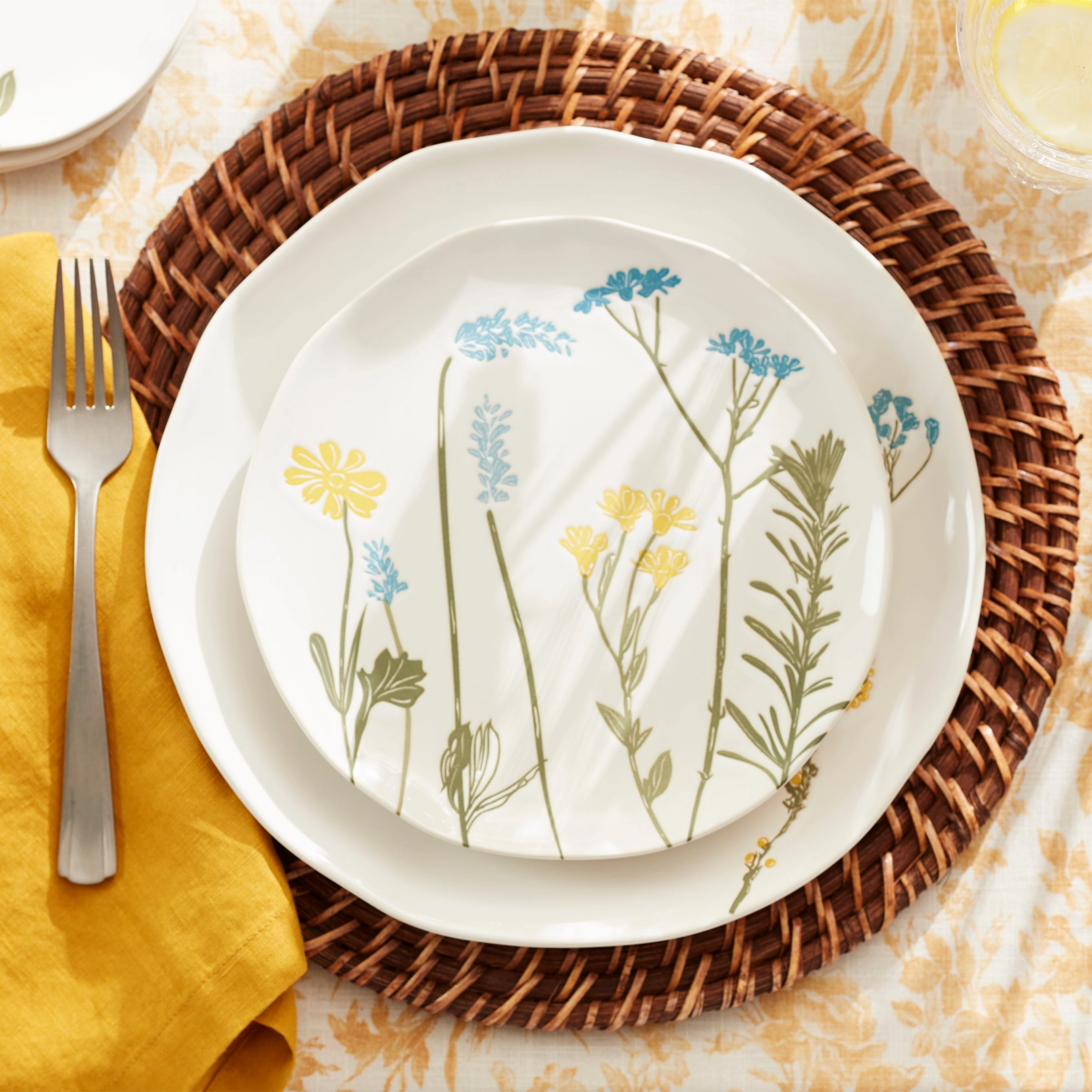 Wildflowers Dinner Plates - Set for 4
