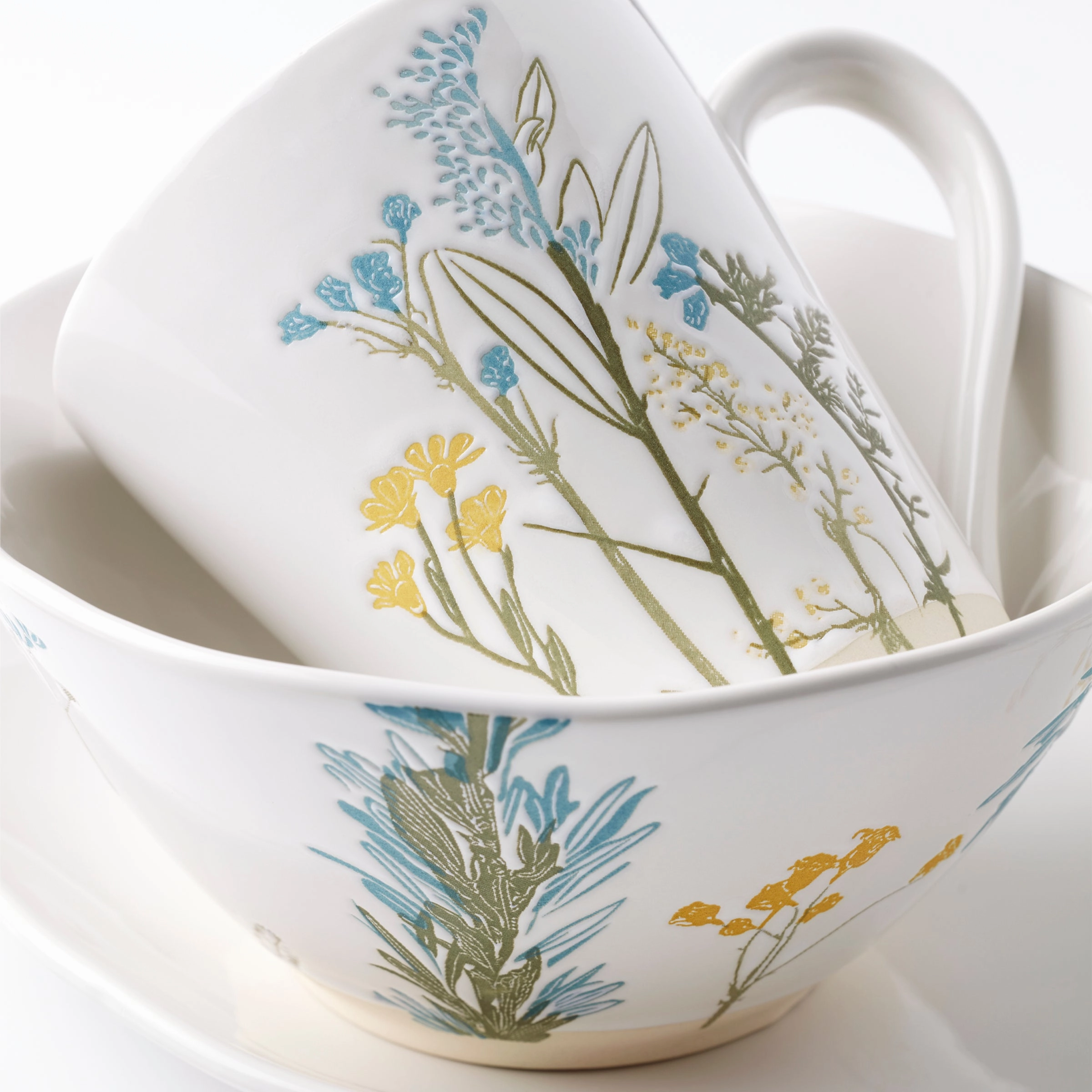 Wildflowers Mugs - Set of 4