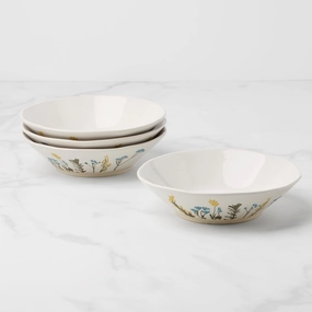 Wildflowers Pasta Bowls - Set of 4modern kitchen decor ,kitchen dinner set ,dinnerware 