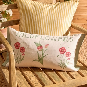 Wildflowers Printed Outdoor Cushion Oasisbedding sets ,throw blankets 
