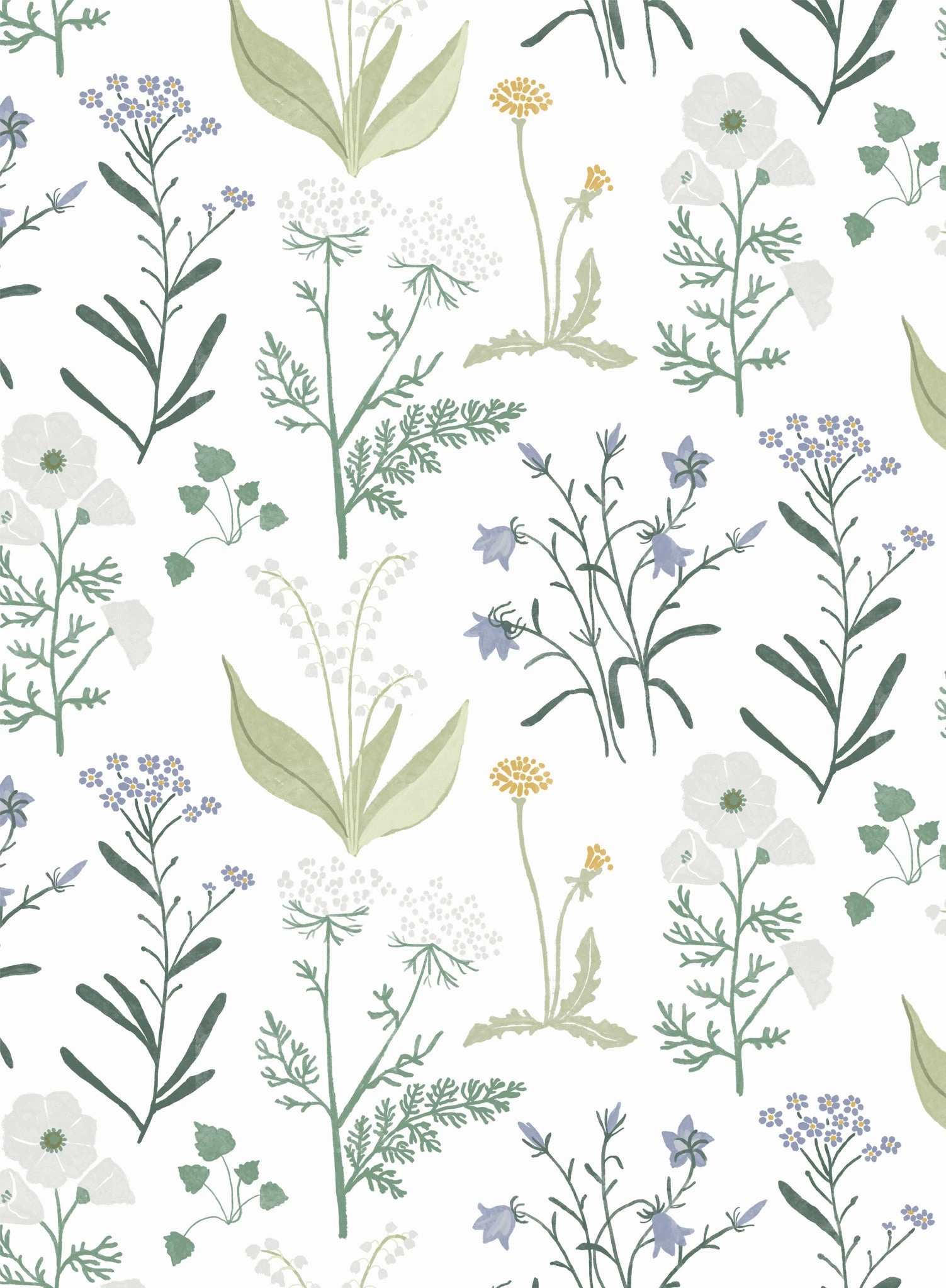 Wildflowers, Wallpapernordic minimalist wallpaper