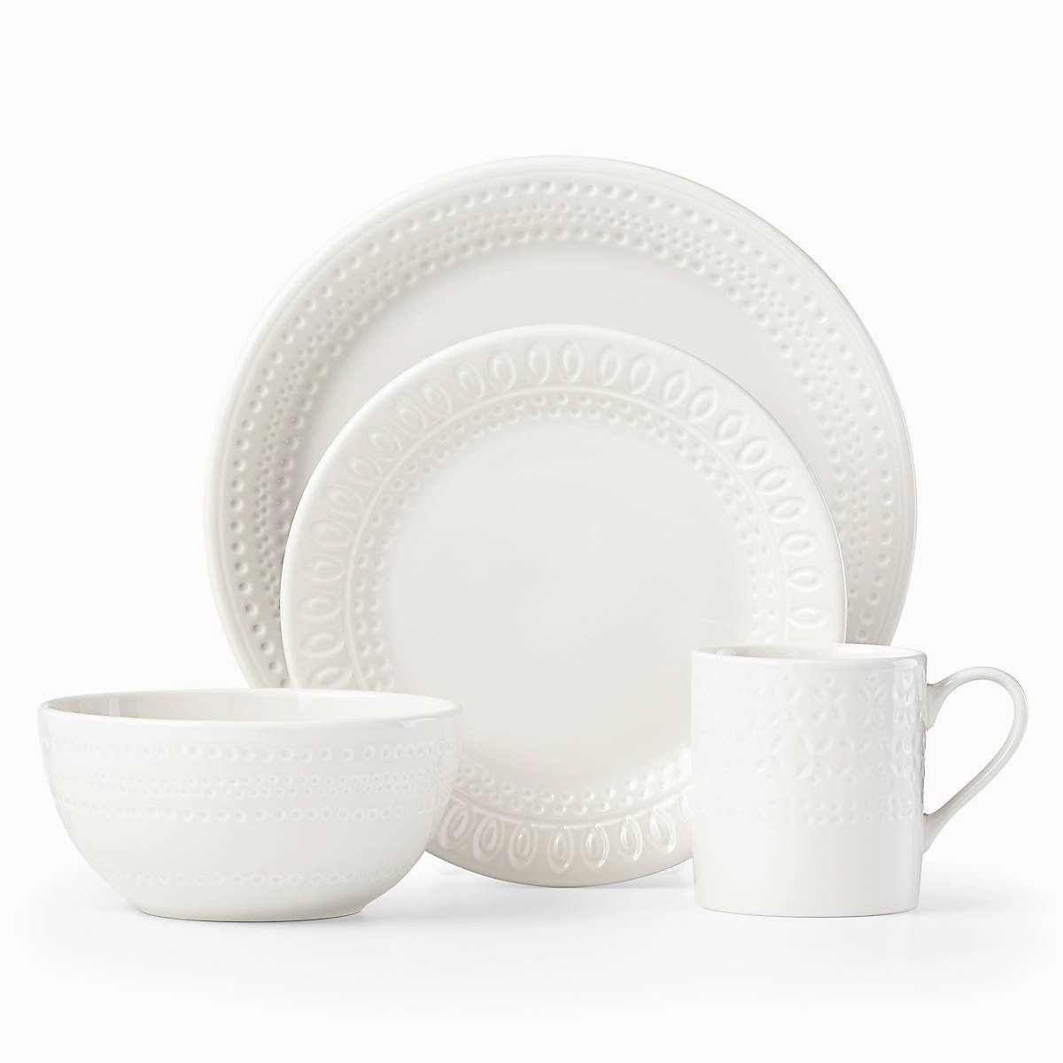Willow Drive Cream 4-Piece Place Setting