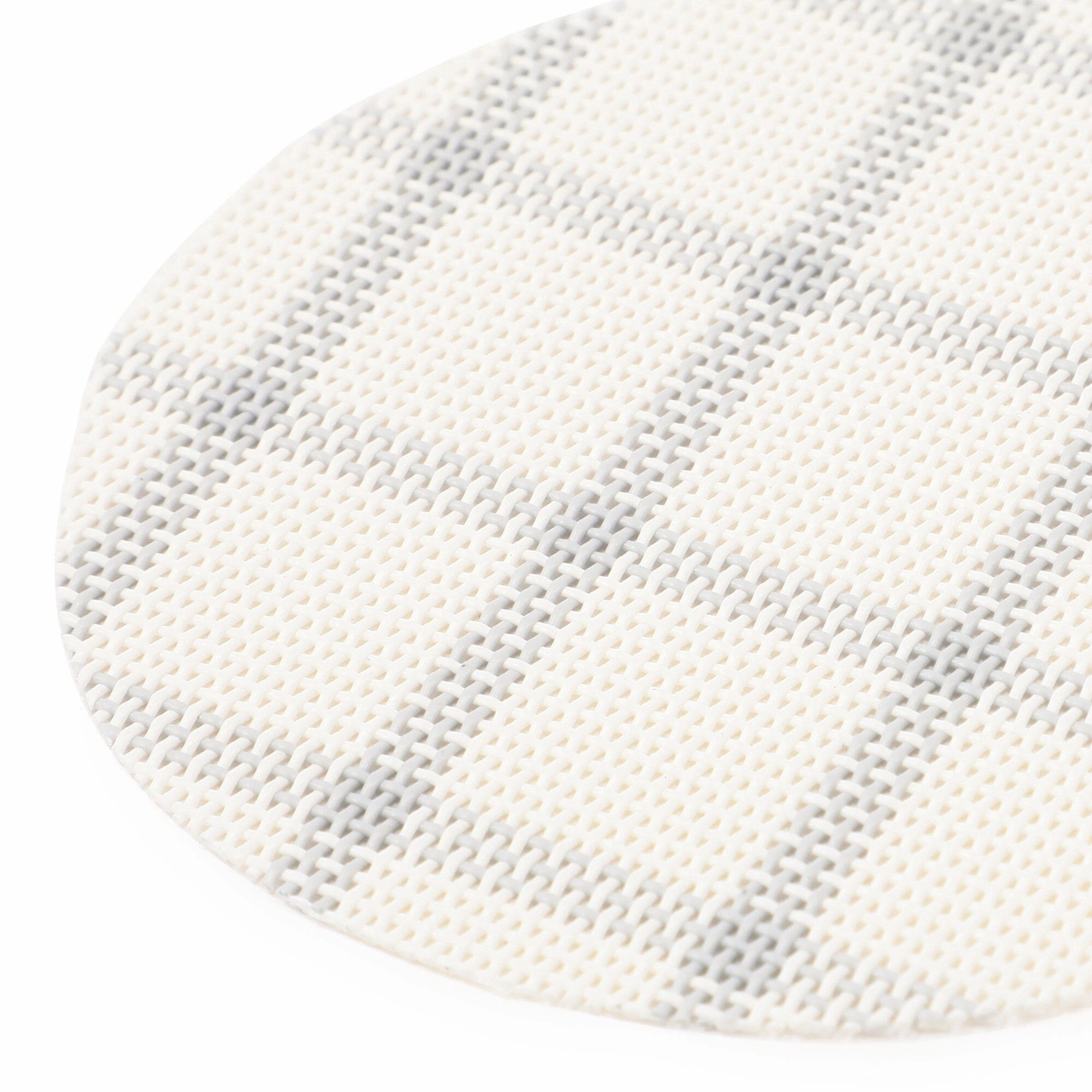 Windowpane Check Coaster Set Of 2 Gray