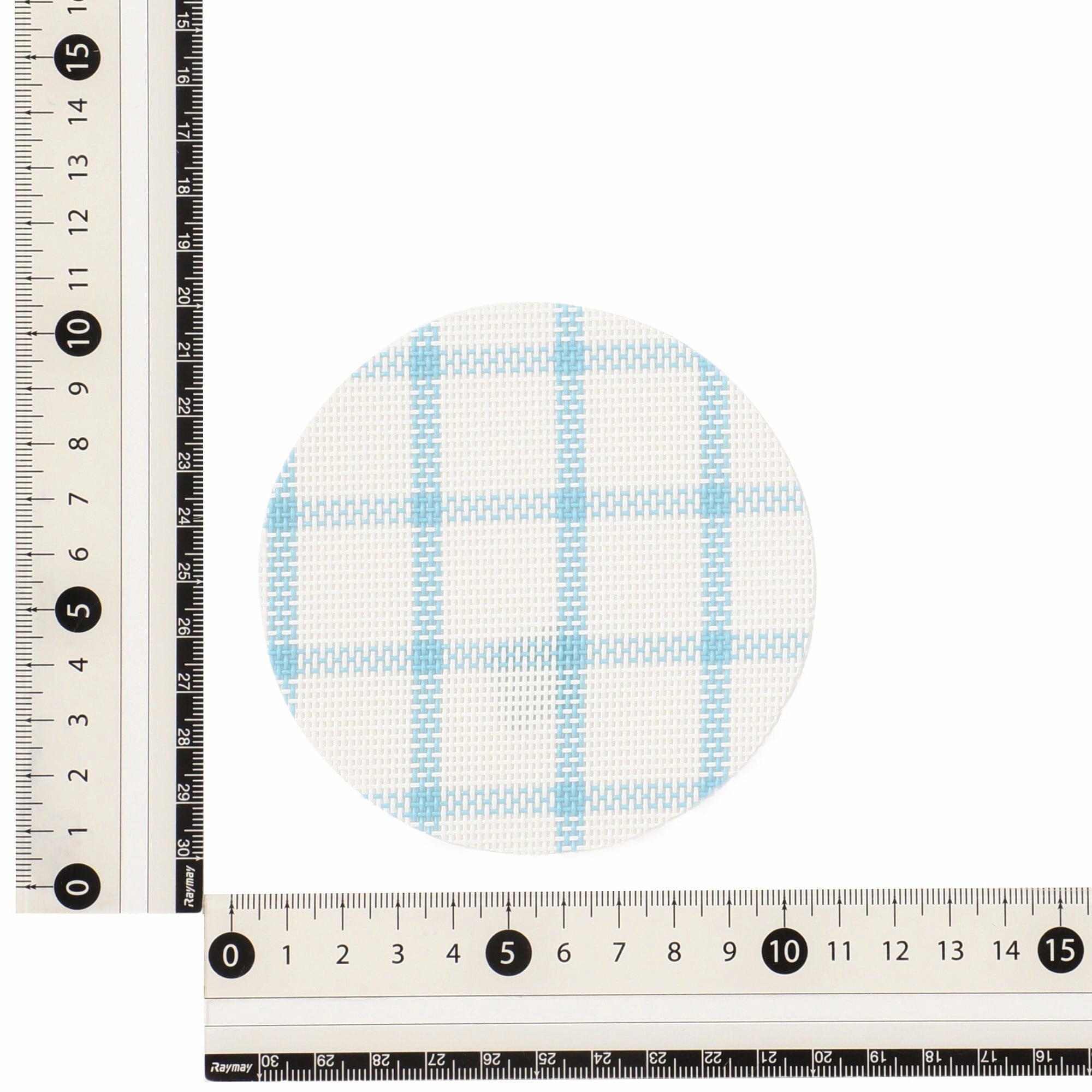 Windowpane Check Coasters Set Of 2 Blue