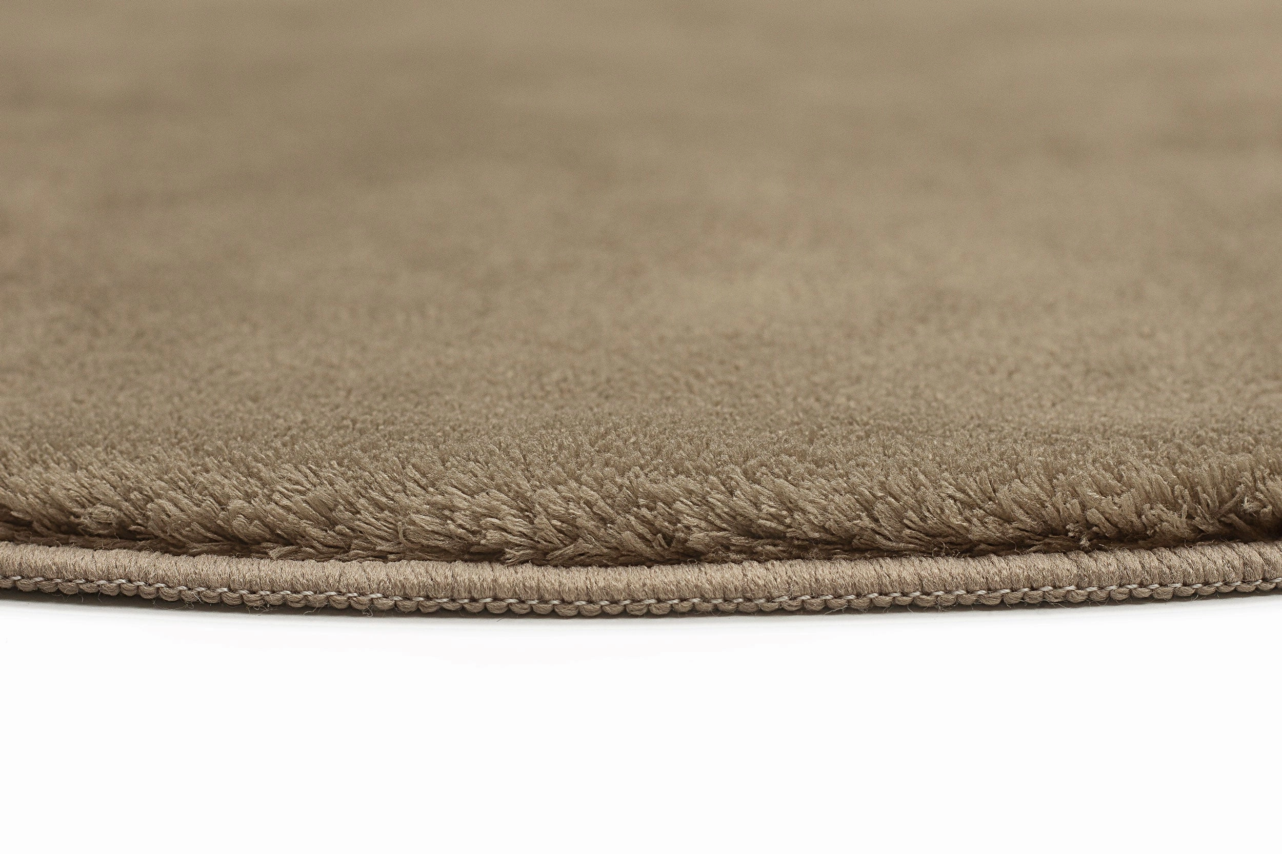Winnie Taupe Brown Irregular Shape Washable Rug