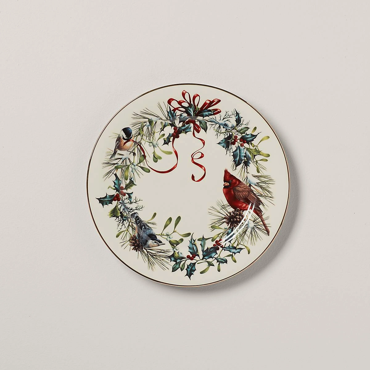 Winter Greetings 6-Piece Dinner Plate Set
