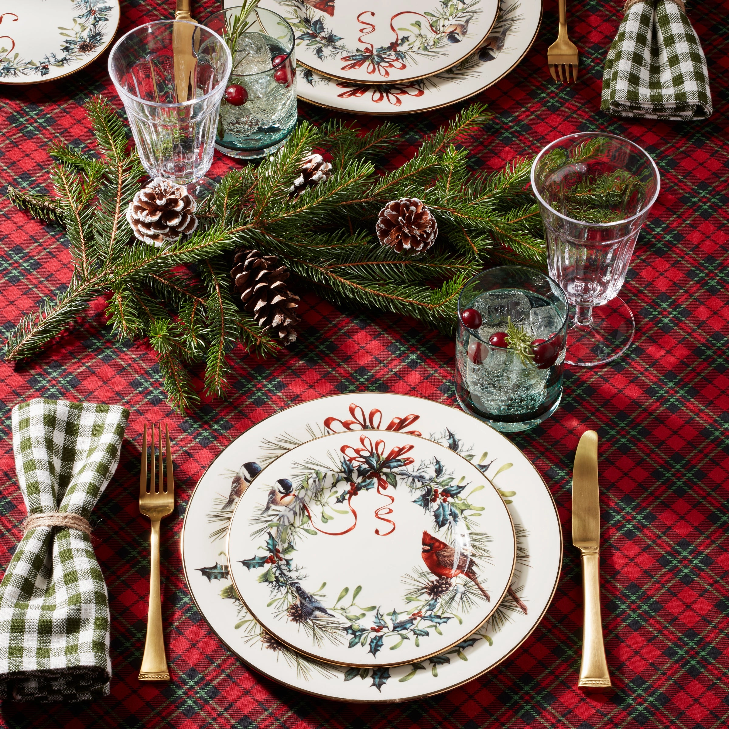Winter Greetings Bread Plate