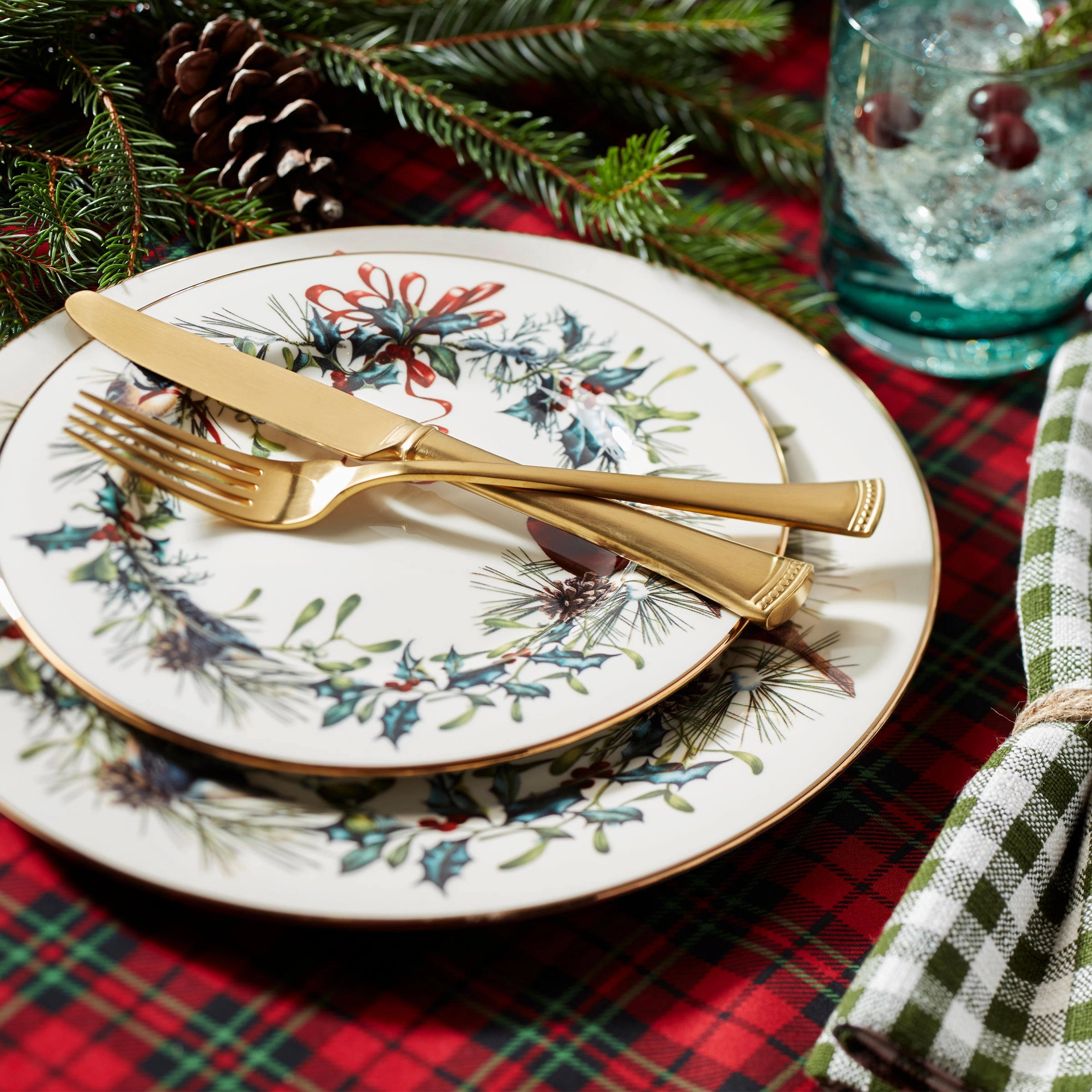 Winter Greetings Bread Plate