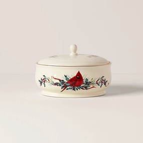 Winter Greetings Covered Dishafternoon tea dessert tray