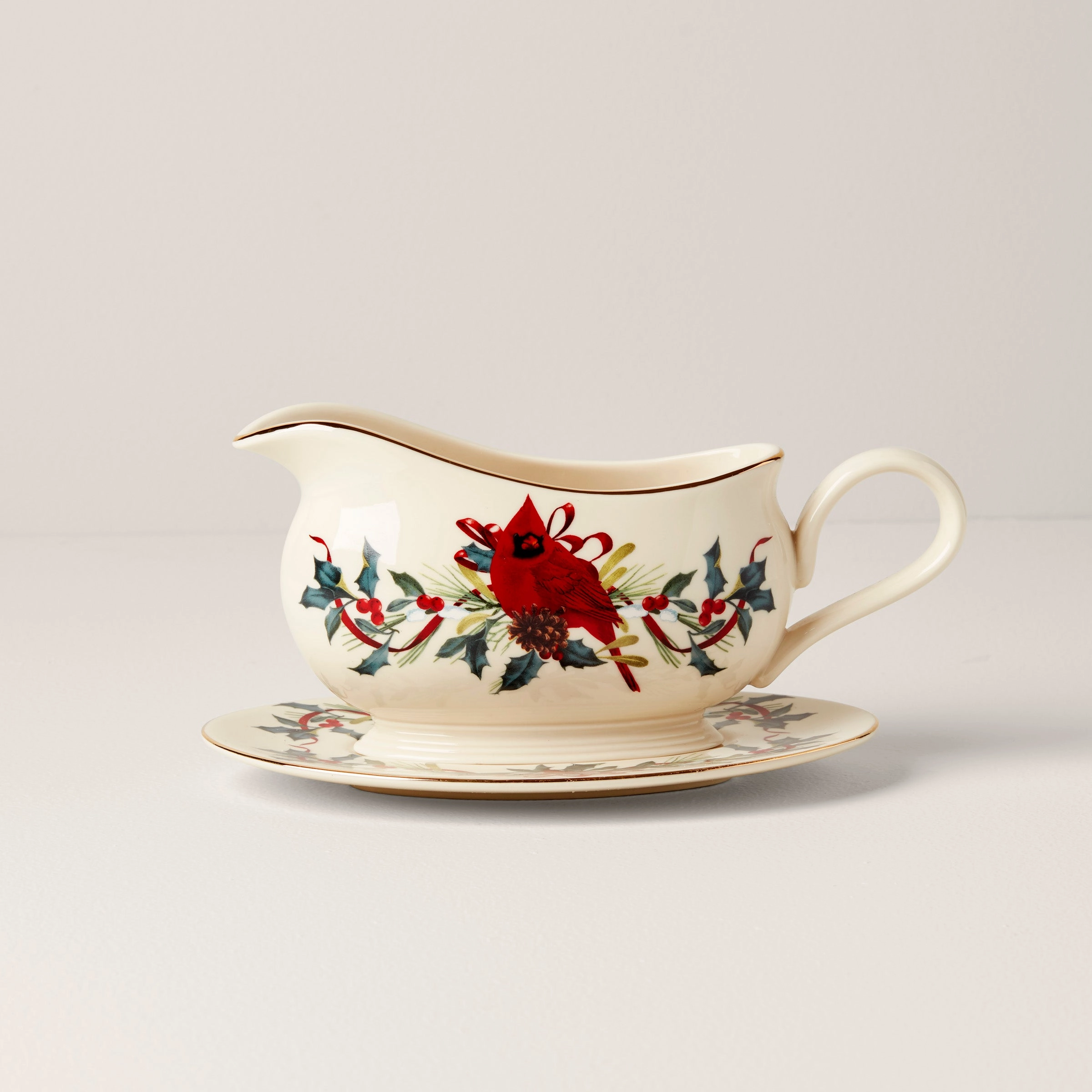 Winter Greetings Gravy Boat & Standafternoon tea dessert tray
