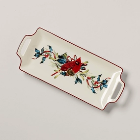 Winter Greetings Hors d'Oeuvre Trayafternoon tea dessert tray