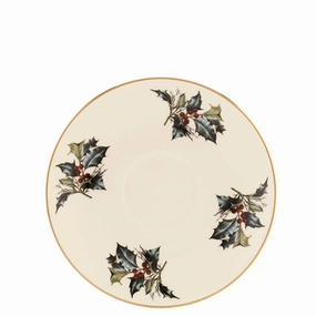 Winter Greetings Saucermodern kitchen decor ,kitchen dinner set ,dinnerware 