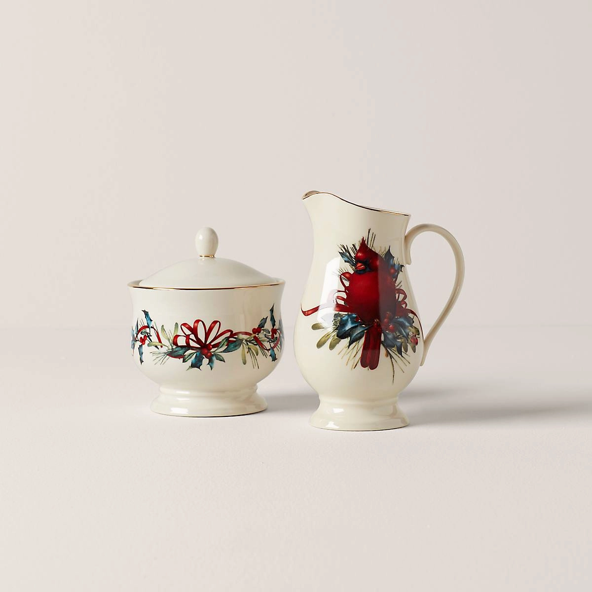 Winter Greetings Sugar & Creamer Setafternoon tea dessert tray