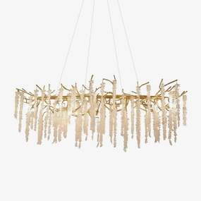 Wisteria Flower Crystal Chandelierrustic chandelier,bedroom chandelier 
